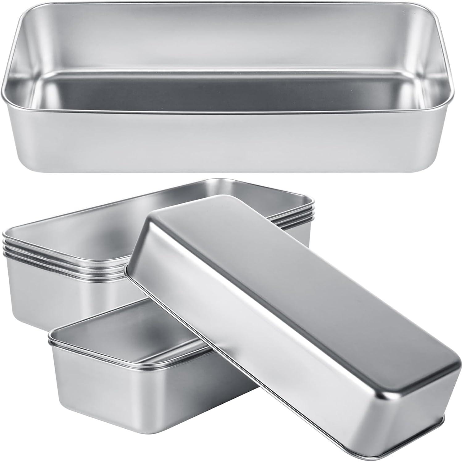 AKOLAFE 8 Pack Stainless Steel...