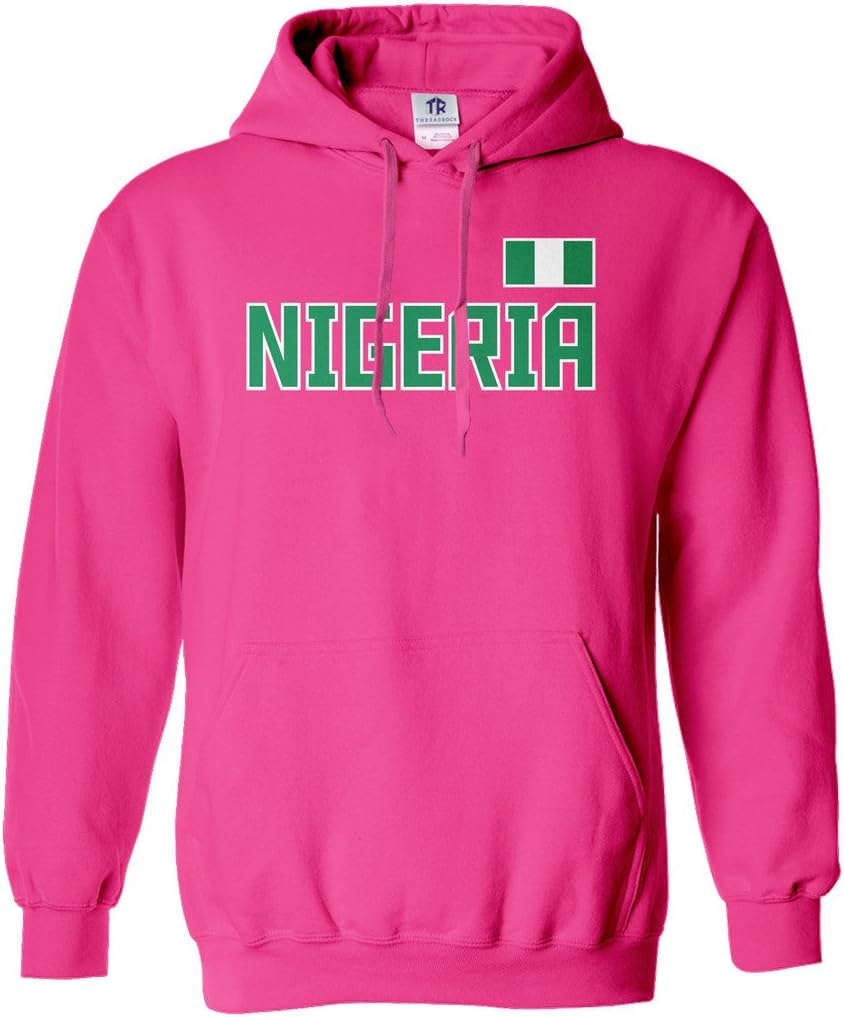 Threadrock Nigeria National Pride Unisex Hoodie Sweatshirt