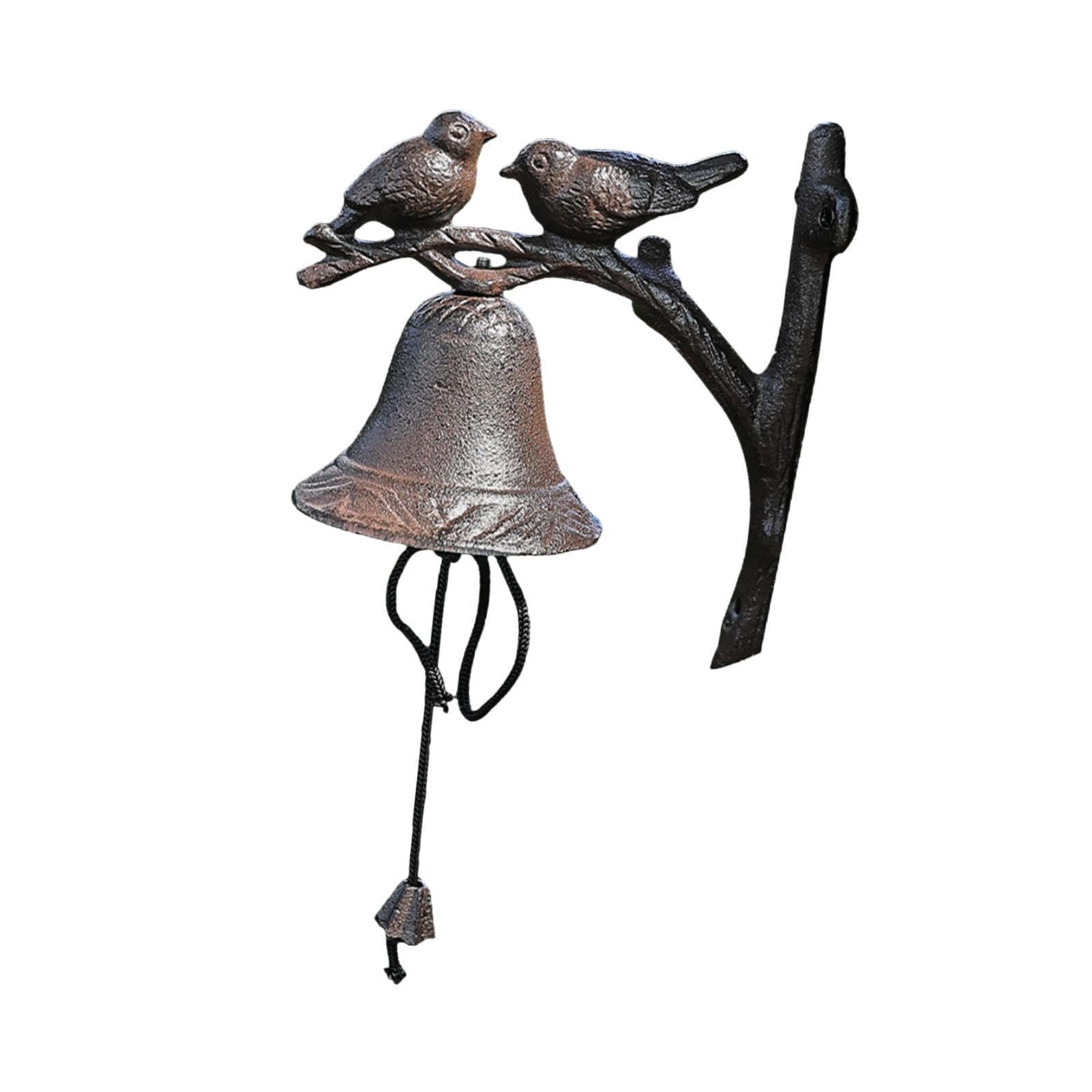 TWISAXC Hanging Decoration Bell Lovely Cast Metal Bell For Yard Doorbell Courtyard Indoor Yard Hanging Decoration As Gift