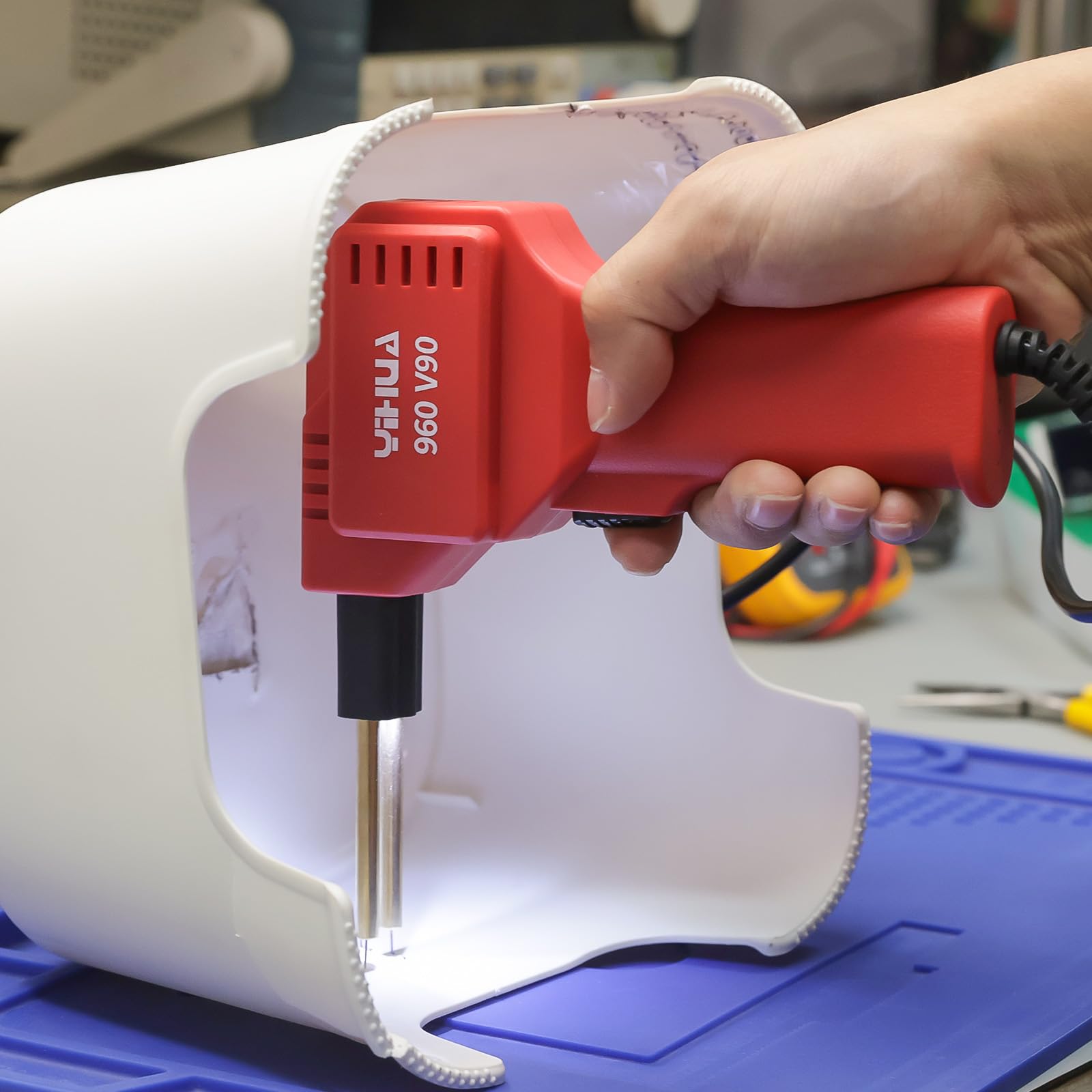 Kit De Soudure Plastique YIHUA Portable Avec Lumière LED