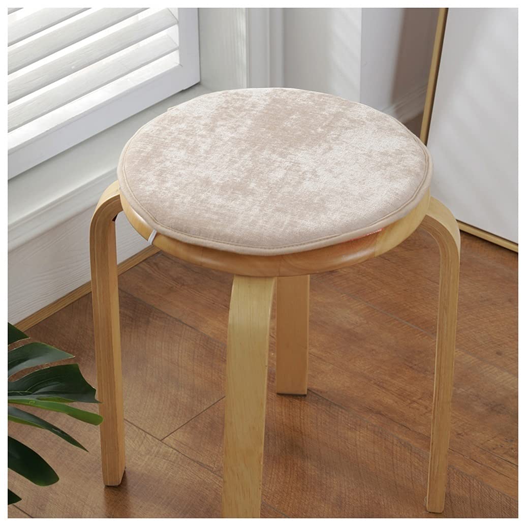 GHJL 1/2 Packs Round Bar High Stool Cushion Non-Slip Padded Dining Chair Pad Sponge Home Decor Simple Floor Cushions (Color : E, Size : 30cm(11.8in)*2 packs)