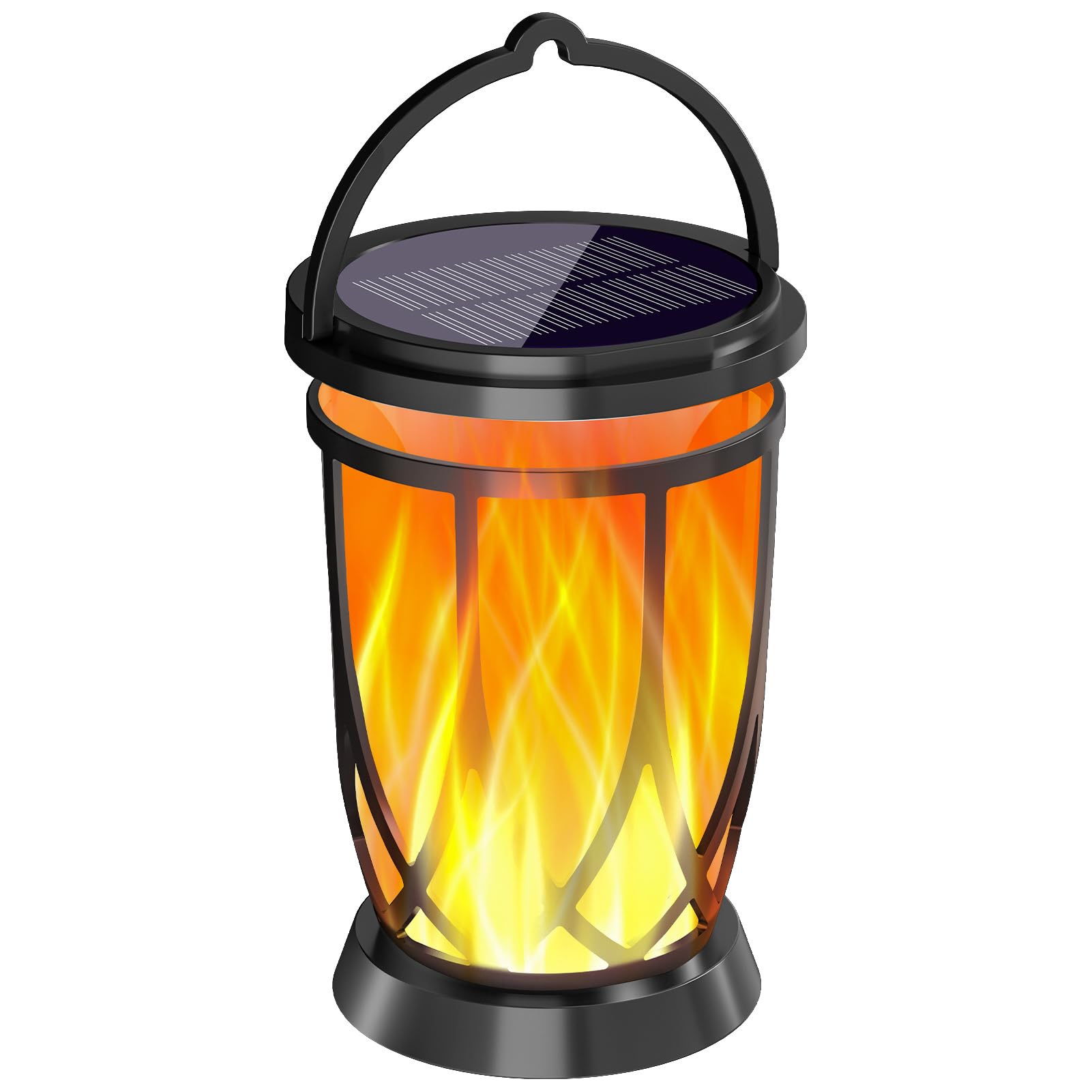 HOIXZCS Solar Garden Lantern Stylish Solar-Powered Lighting for Outdoor Relaxation Solarlanterns for Outside Flickering Solar Lanterns Flame Lantern Garden
