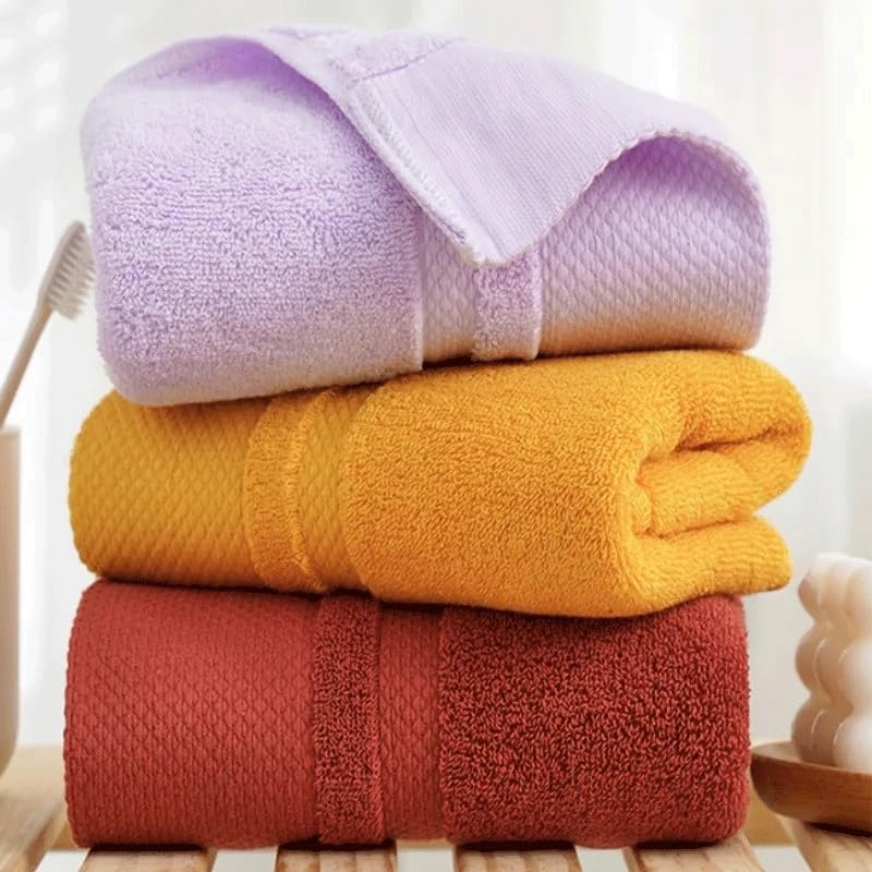 Serviette de bain hôtel en coton rouge de qualité supérieure - 3