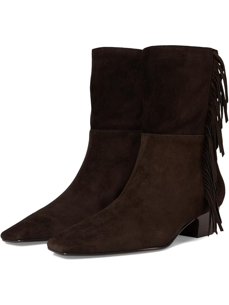 Brown Madewell Lia Fringe Boot - Suede