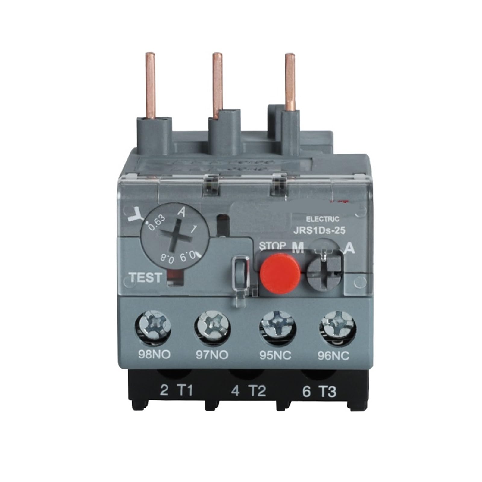 Relé térmico JRS1DS-25/Z protector de sobrecarga 0,63-1A para motor 5