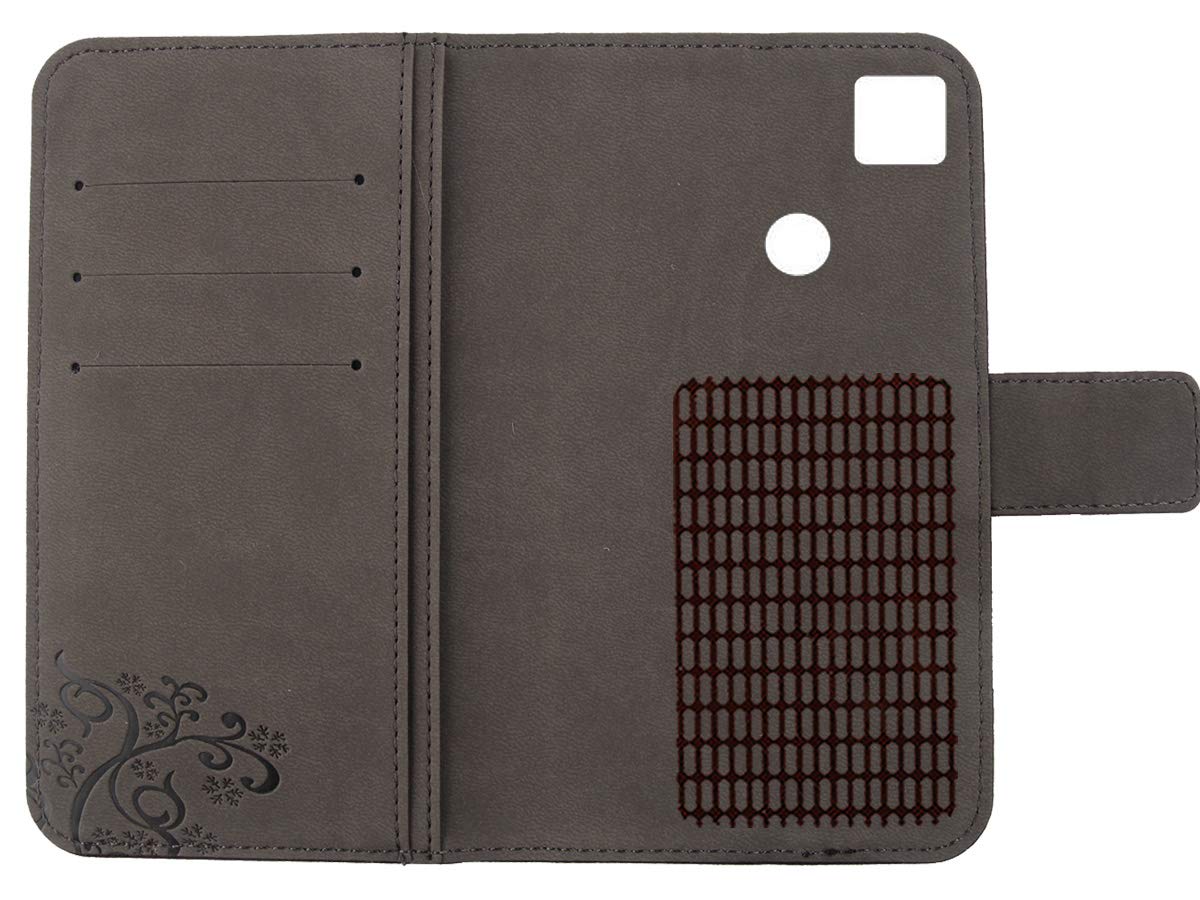 Ganbary Leder-Handyhülle Für Google Pixel 4A – Mit Kartenfächern, Magnetverschluss & Standfunktion, Schwarz