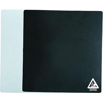 Druckplatte Build Plate 255x255 mm PEI Doppelseitige Ersatzteile 3D-Drucker Heizbett Hohe Temperaturbest ndigkeit Verzugsfreie Kante mit Kleber ckseite f r 3D Drucker