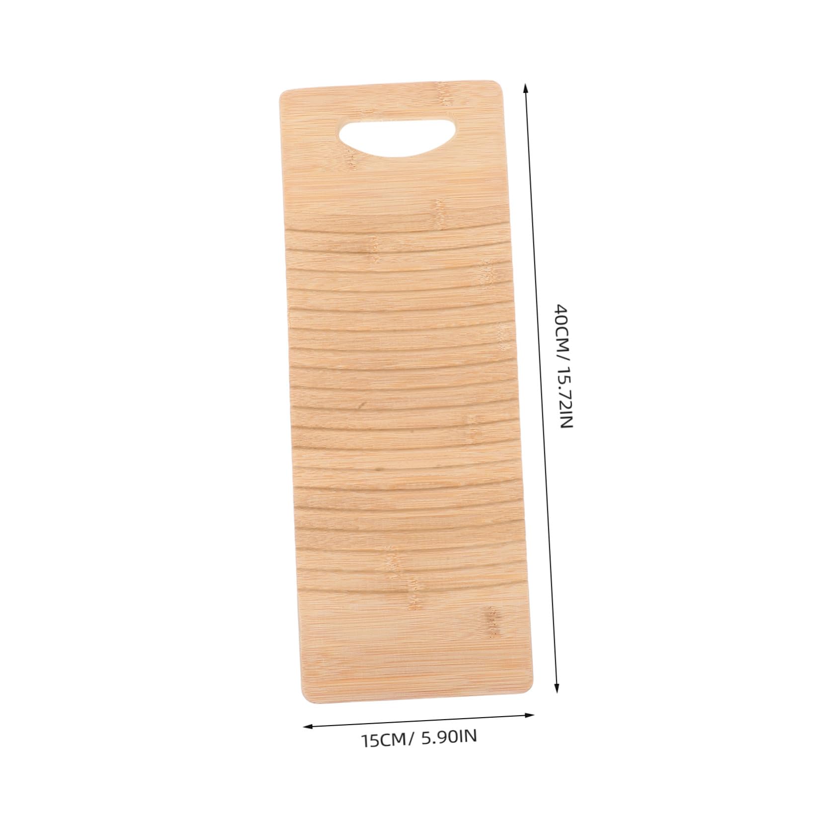 POPETPOP ASSE per Lavare Mano Vestiti in Legno Resistente Design Vintage Utensile Portatile per Bucato Domestico Facile da Usare e Riporre