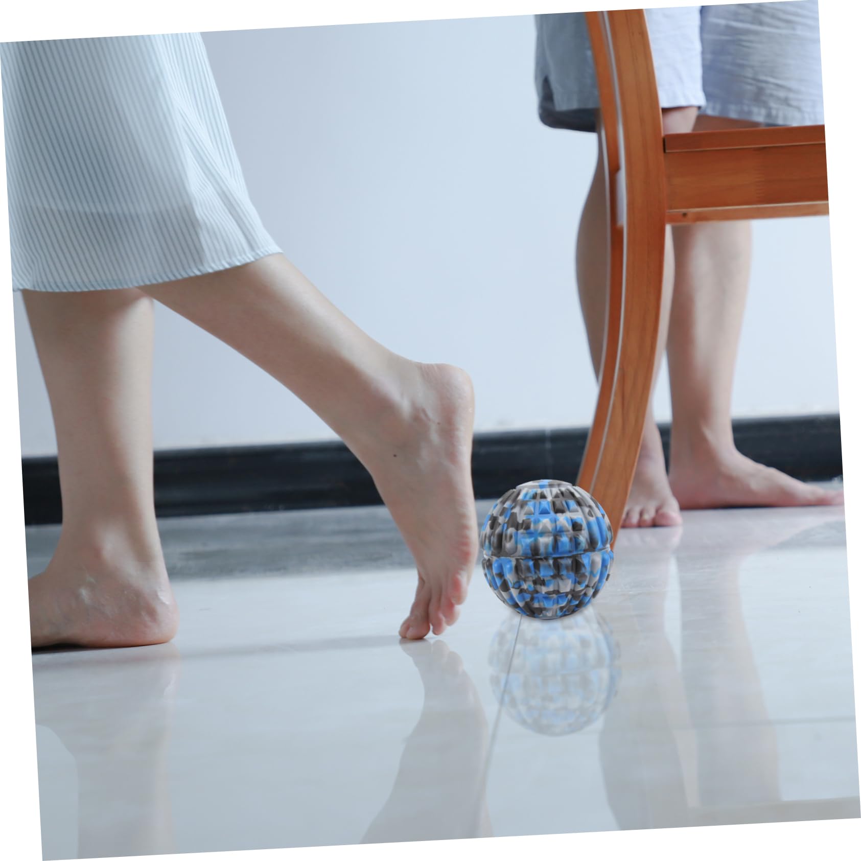 GLEAVI 2piezas Pelota De Masaje Para Pies Camuflaje Rodillo De Fitness Para Relajación Muscular y Entrenamiento Accesorio y Práctico Para Yoga y Ejercicio