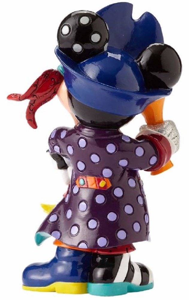 Romero Britto Disney Pirate Mickey Mouse with Map Pop Art Figurine