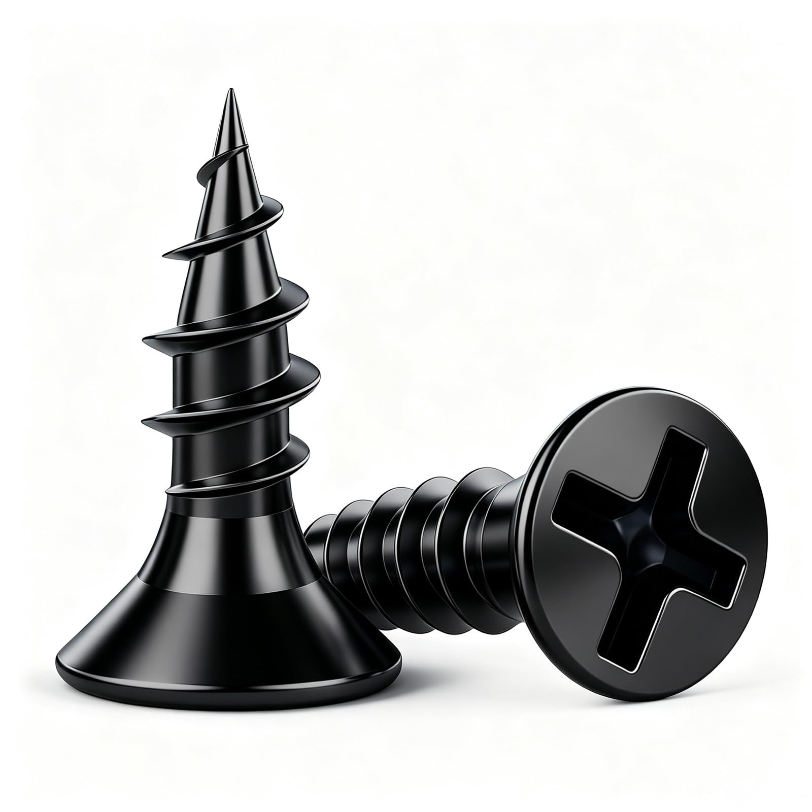 Wensilon 385PCS Wood Screws Assortment Kit, Black Flat Head Screws — Amazon image 14