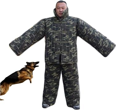 Full Body Bite Protection Suit - Dog Training Suit - Solid Canvas Dog Bite Suit
