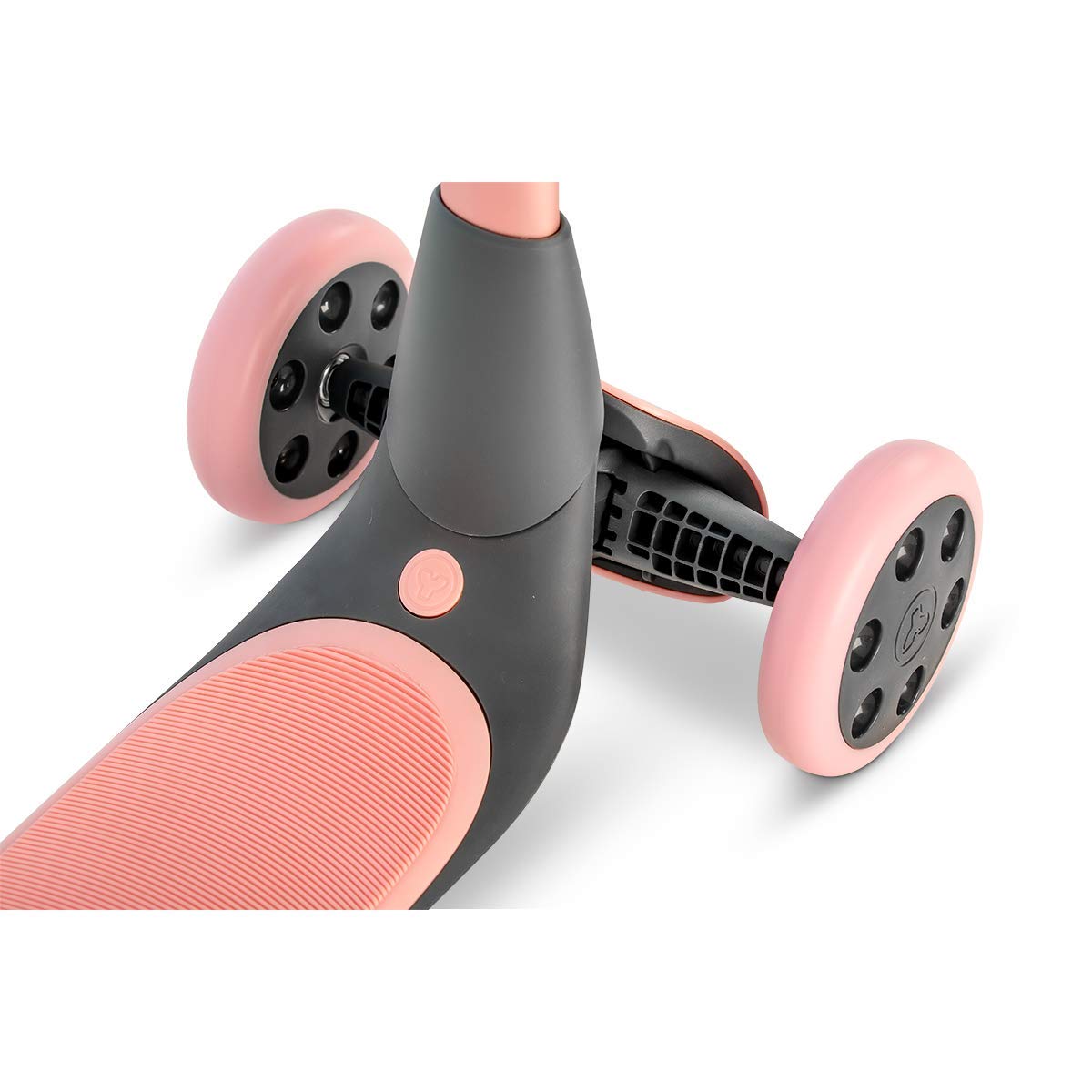 Yvolution Patinete YGlider Nua Rosa de 3 Ruedas