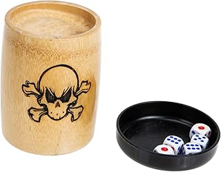 WHAMVOX Dados Dados 1 Conjunto De De Madeira Conjuntos De Jogo De Dados Dados De Plástico Brinquedo Farkle Jogo De Dados Clássico Jogo De Dados Copo Com Dados Jogo De Copo De Dados