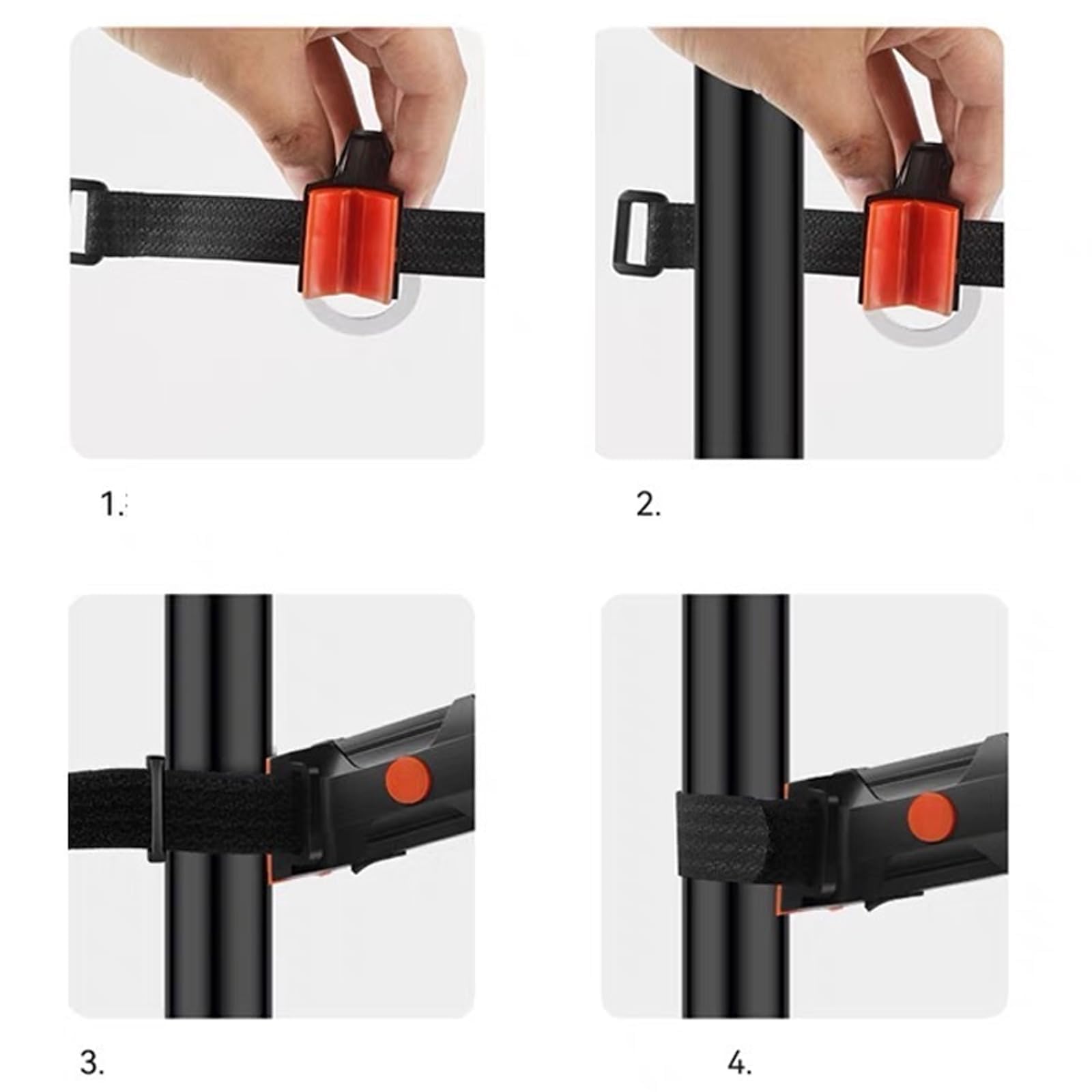 Feu arrière de vélo Photon goutte lampe d'avertiss... – Grandado