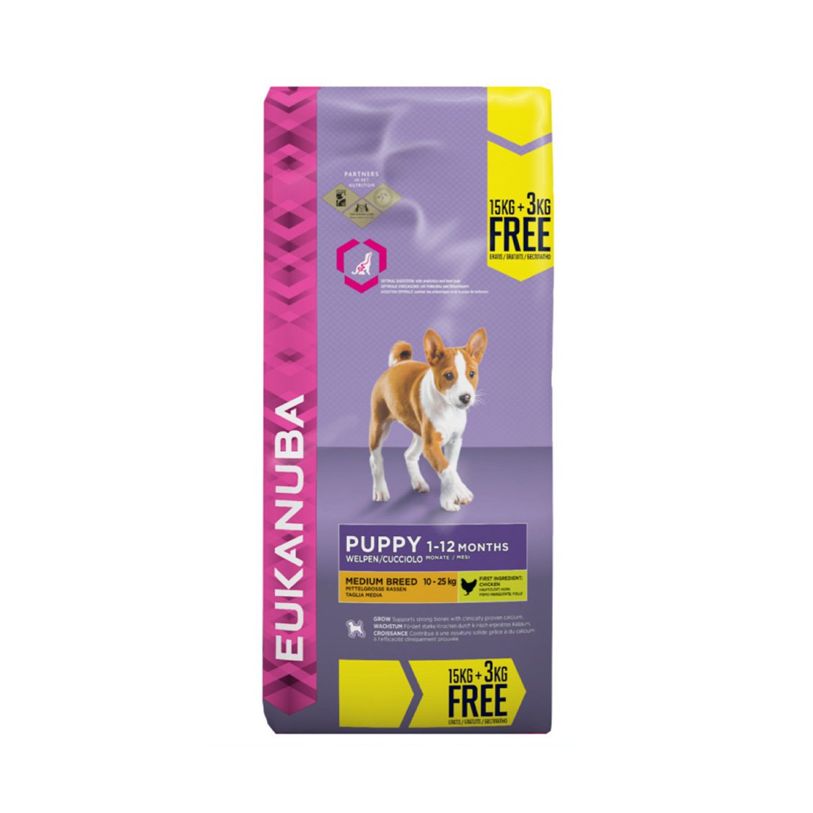 Eukanuba Euk Puppy Junior Mittlere Rassen Bob 18 kg 18000 g