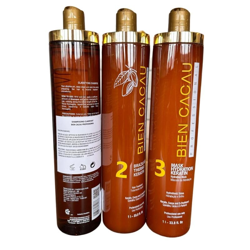 Brasilianisches Bien Cacau Keratin-Glättungssystem für die Haare