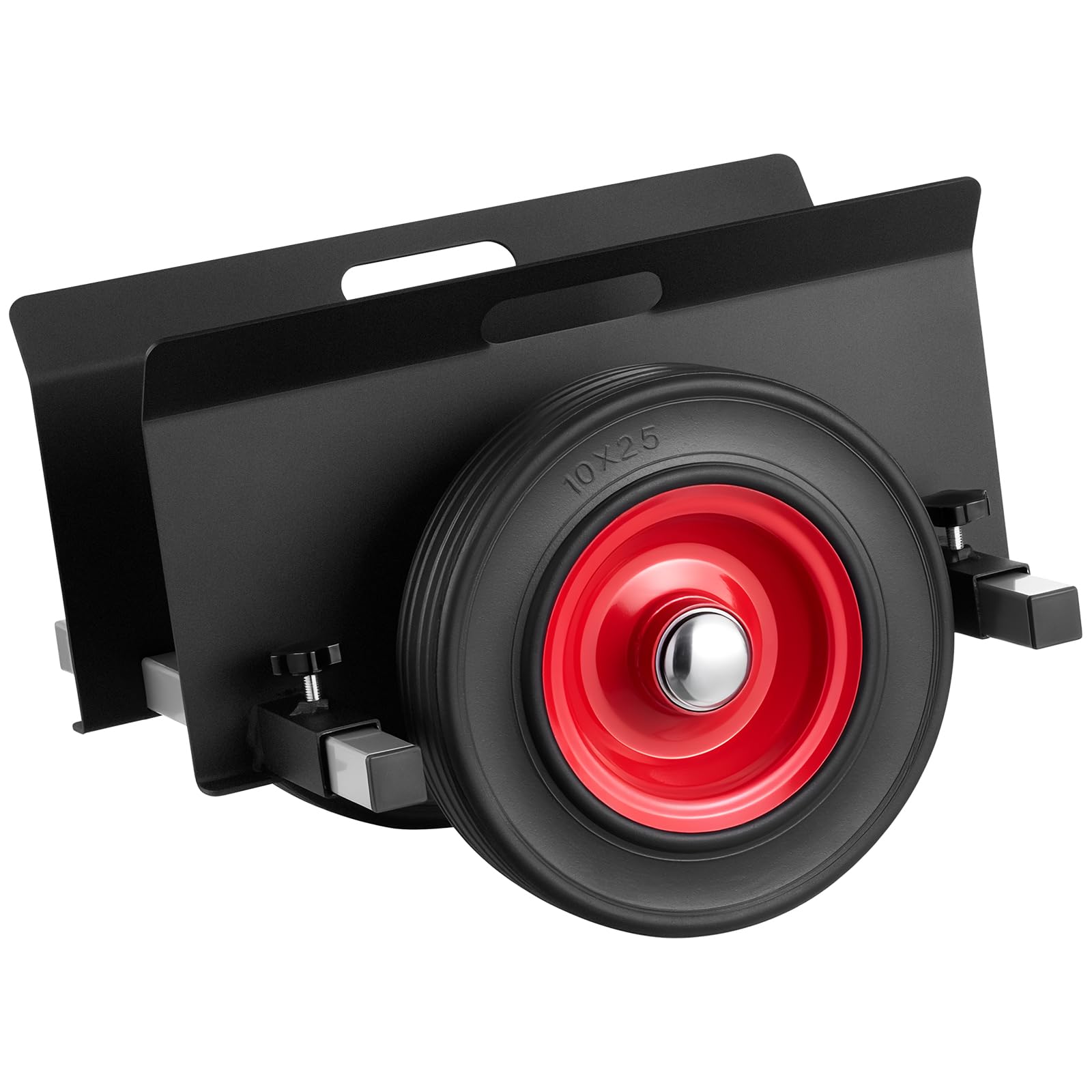 VEVOR Carro Portaplacas, Carga 453,6 kg, Ruedas de Goma, 412 x 450 x 300 mm, Negro