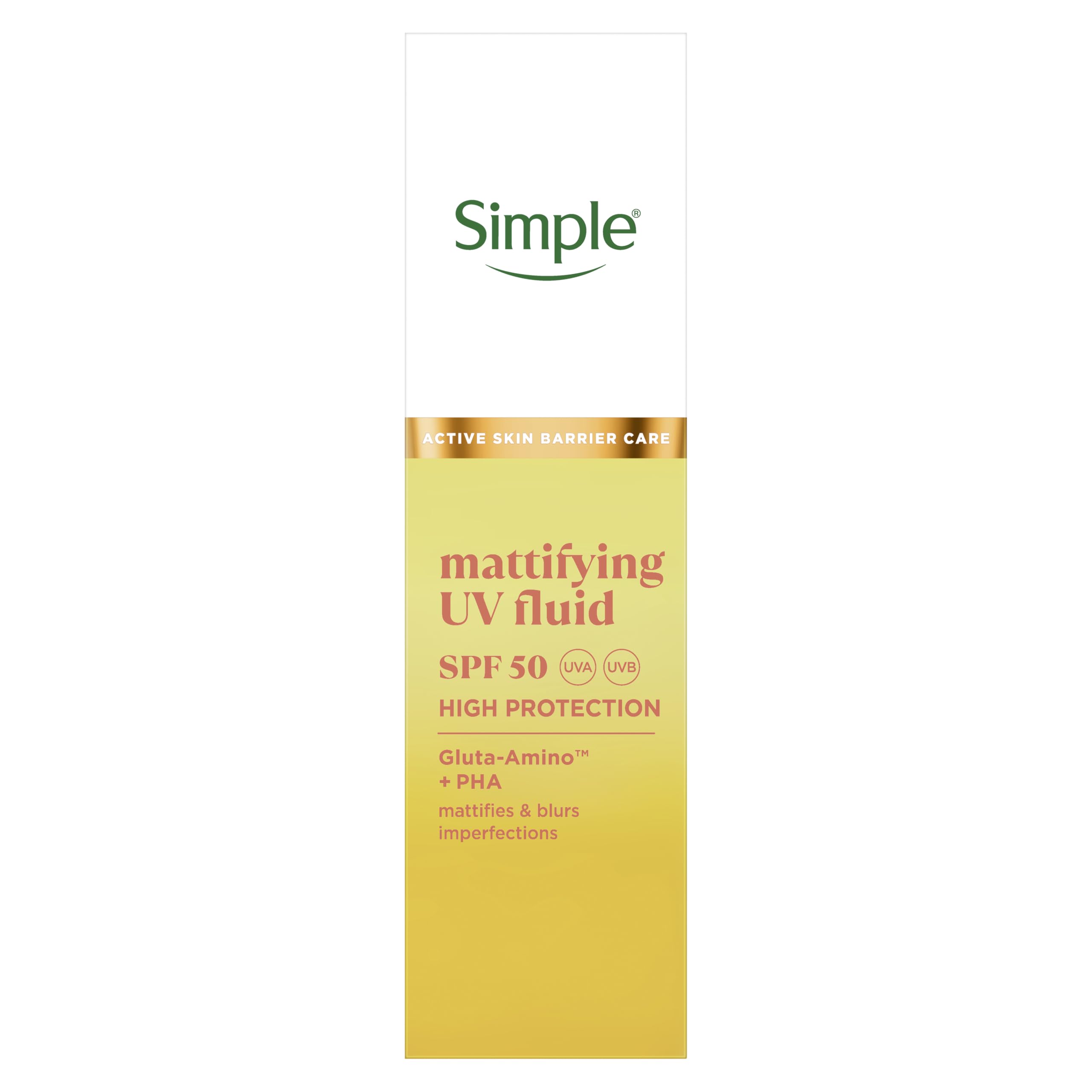 Simple Mattifying Uv Fluid With Spf 50 40 Ml