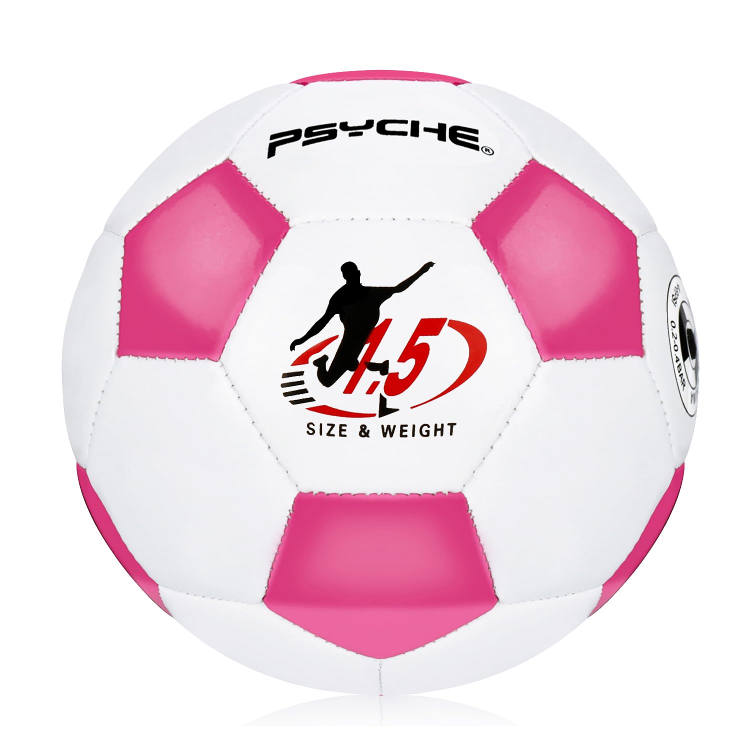 Mini pelota de fútbol para niños/niños pequeños, pelotas de fútbol de tamaño 1.5, pelotas de juguete para bebés para juegos en interiores y exteriores, suaves y ligeras (5.64 oz)