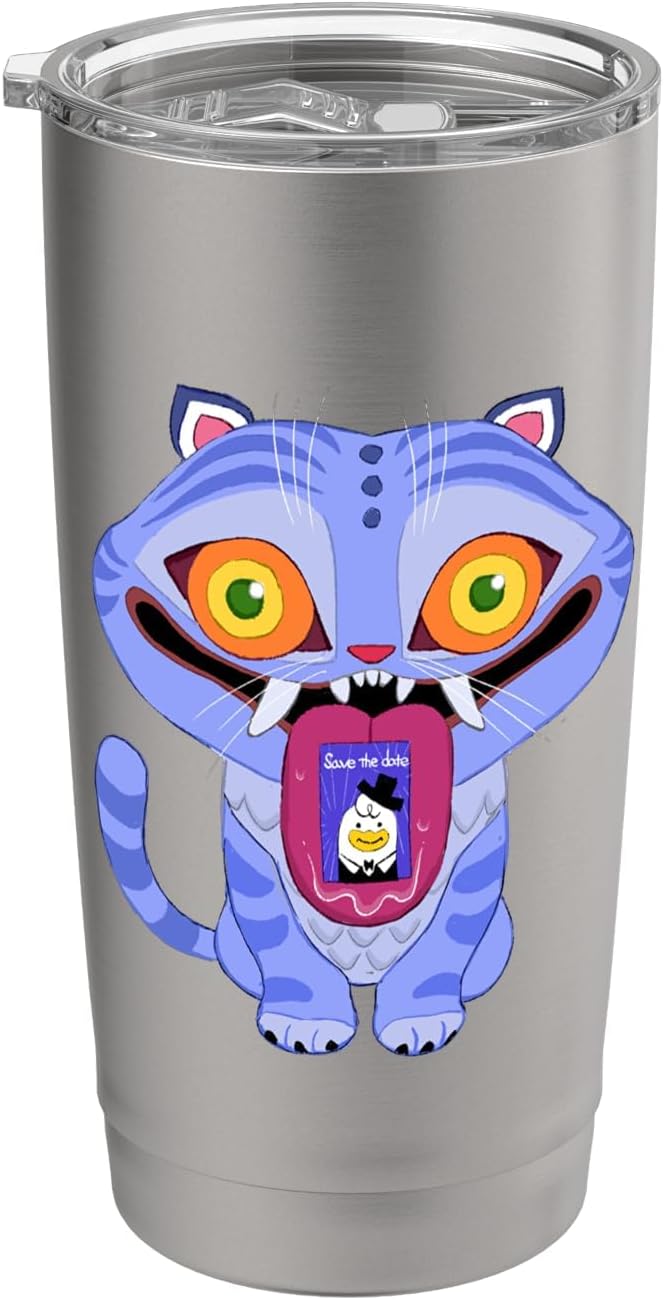 KPop Demon Hunters Derpy Tiger Officially Licensed - 20oz Stainless Steel Insulated Tumbler