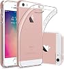 Verco Case for iPhone 5 Case, iPhone SE 1st Generation Mobile Phone Cover for Apple iPhone 5S Case Transparent Thin Clear Silicone Transparent