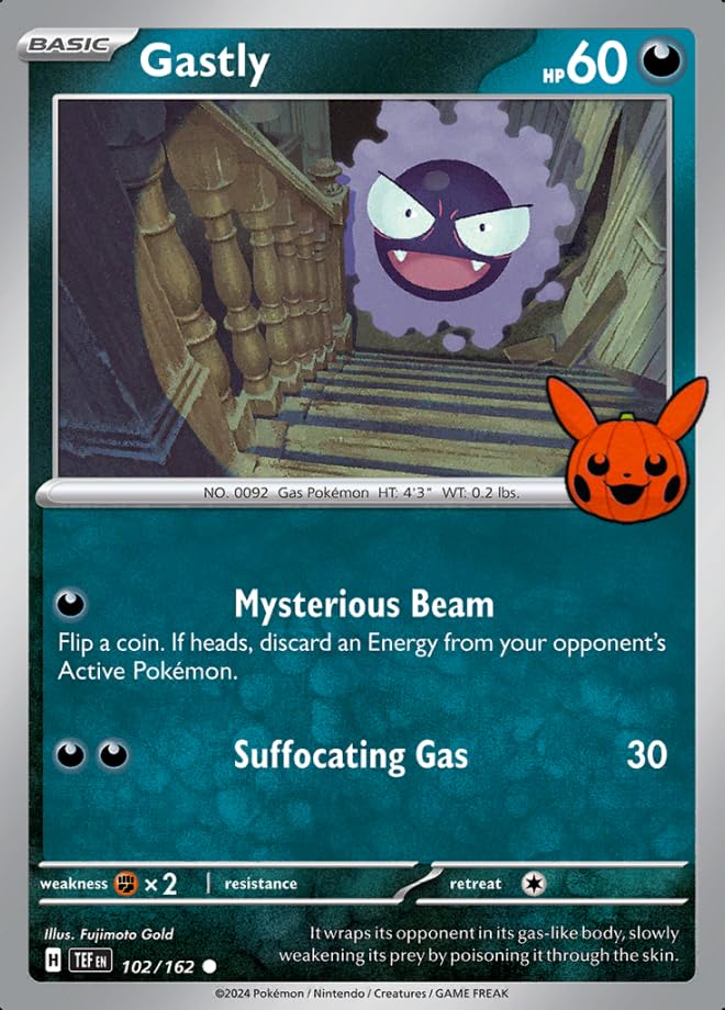 Amazon.com: Pokemon - Gastly 102 - Trick or Trade 2024