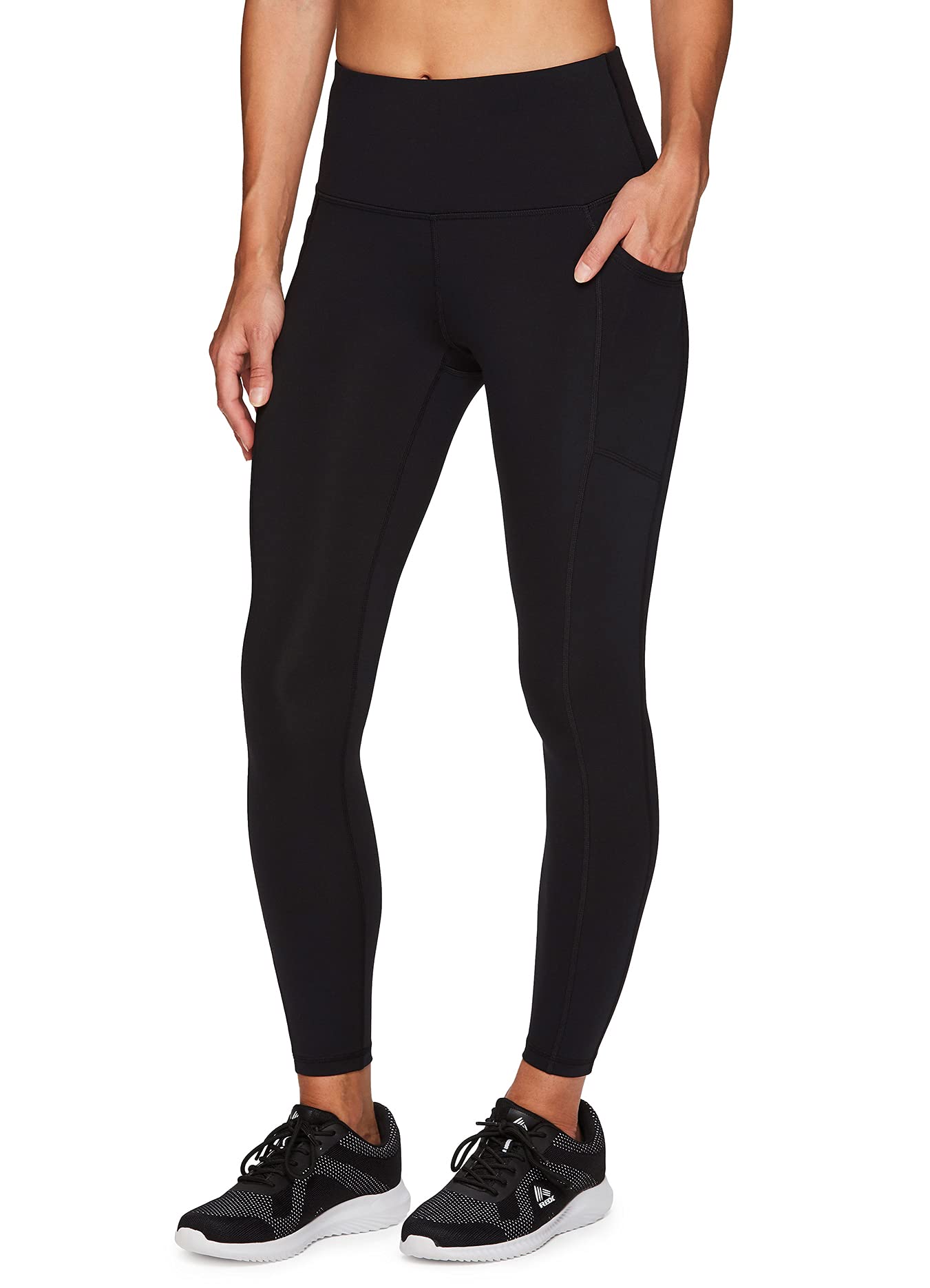 RBXActive High Waisted Squat Proof Workout Yoga Leggings with Pockets for Women