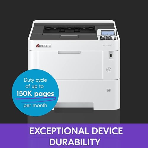 Miniatura 2 de Kyocera ECOSYS PA4500x - Impresora láser monocromática, 47 ppm, 600 x 600 dpi y hasta 1200 dpi, bandeja de 600 hojas, MPT de 100 hojas, dúplex, LCD