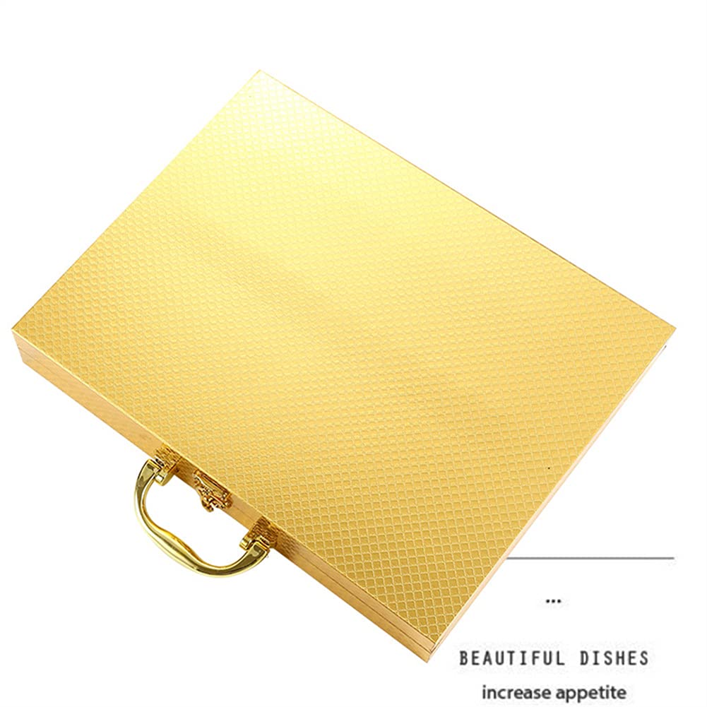 Ensemble De Couverts À Couverts en Acier Inoxydable 24 Pièces pour 6, 100% des Ustensiles en Acier Inoxydable 100% Durables avec Fourchette De Cuillère À Couteau,Pink Gold