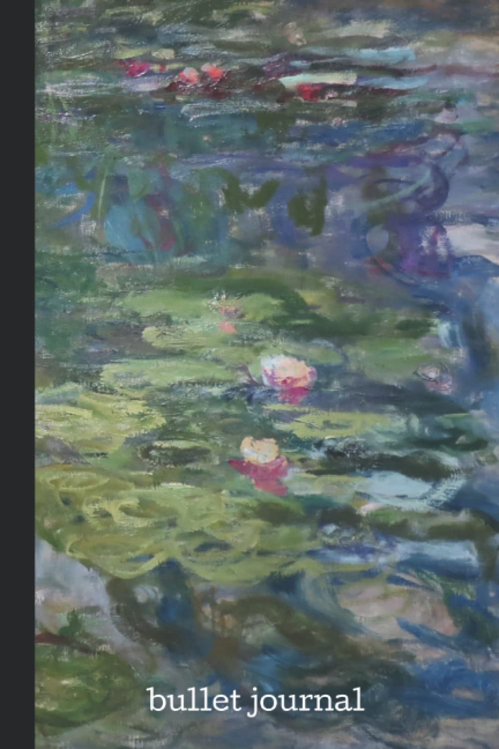 Bullet Journal: Dotted grid year planner; Monet impressionist painting cover (104 pages, 6x9 inches)