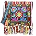 SimpleLife Clutch Handtasche, Cross Body Schultertasche mit Bestickt Design-chinesische Hmong Thai Stickerei Hill Tribe Totes Messenger Quasten Tasche Boho Hippie