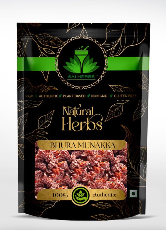 SAI HERBS Bhura Munakka Raw Dry Fruit Bhoora Munnaka Raw Dry Fruit