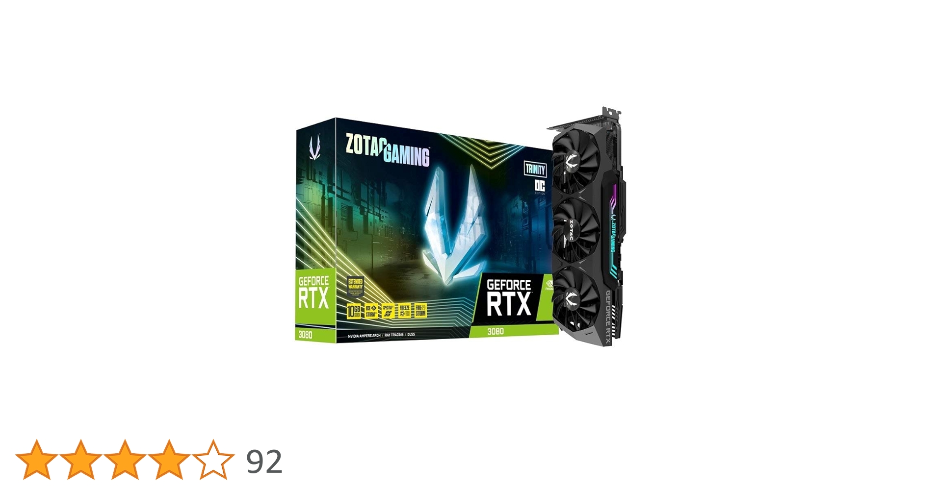 グラフィックボード・グラボ・ビデオカード zotac RTX 3080 10GB Trinty OC Amazon | ZOTAC GAMING GeForce RTX 3080 Trinity OC LHR グラフィック