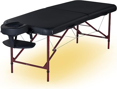 Master Massage Zephyr - Mesa de masaje de aluminio ultraligera, plegable, profesional, portátil, altura ajustable, fácil de instalar, con funda de