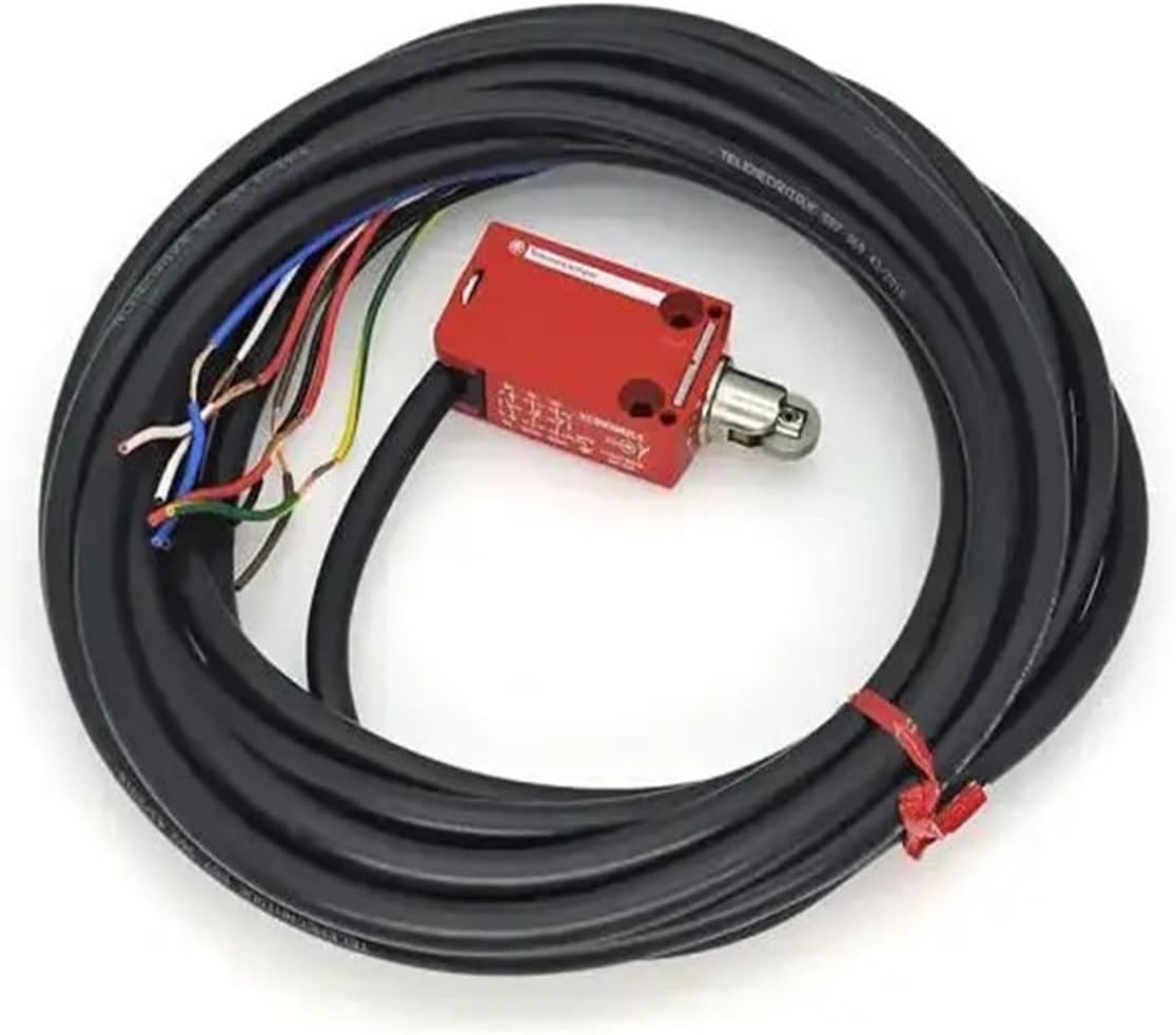XCSM3902L5 Safety Door Switch Metal Roller Travel Limit Switch Waterproof and Oil Proof with 5-Meter Cable XCSM3902L5