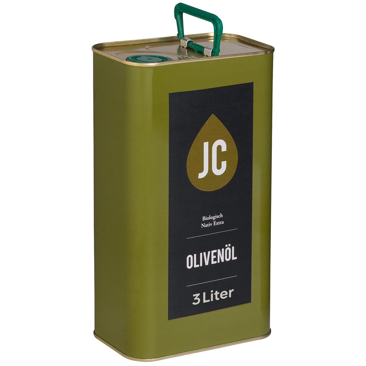 JC Huile d’Olive Biologique Extra Vierge - Kalamata AOP en 3 conteneur - 3l