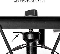 Vista 8 de Quemador de campamento de alta presión de tres quemadores - Quemador de estufa de gas de 225000 BTU - Estufa portátil de gas de hierro fundido