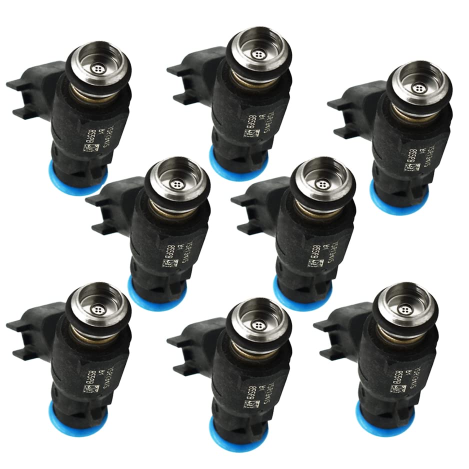 Inyector De Combustible Unique Bargains 12613412 FJ1089 8 Piezas Negro