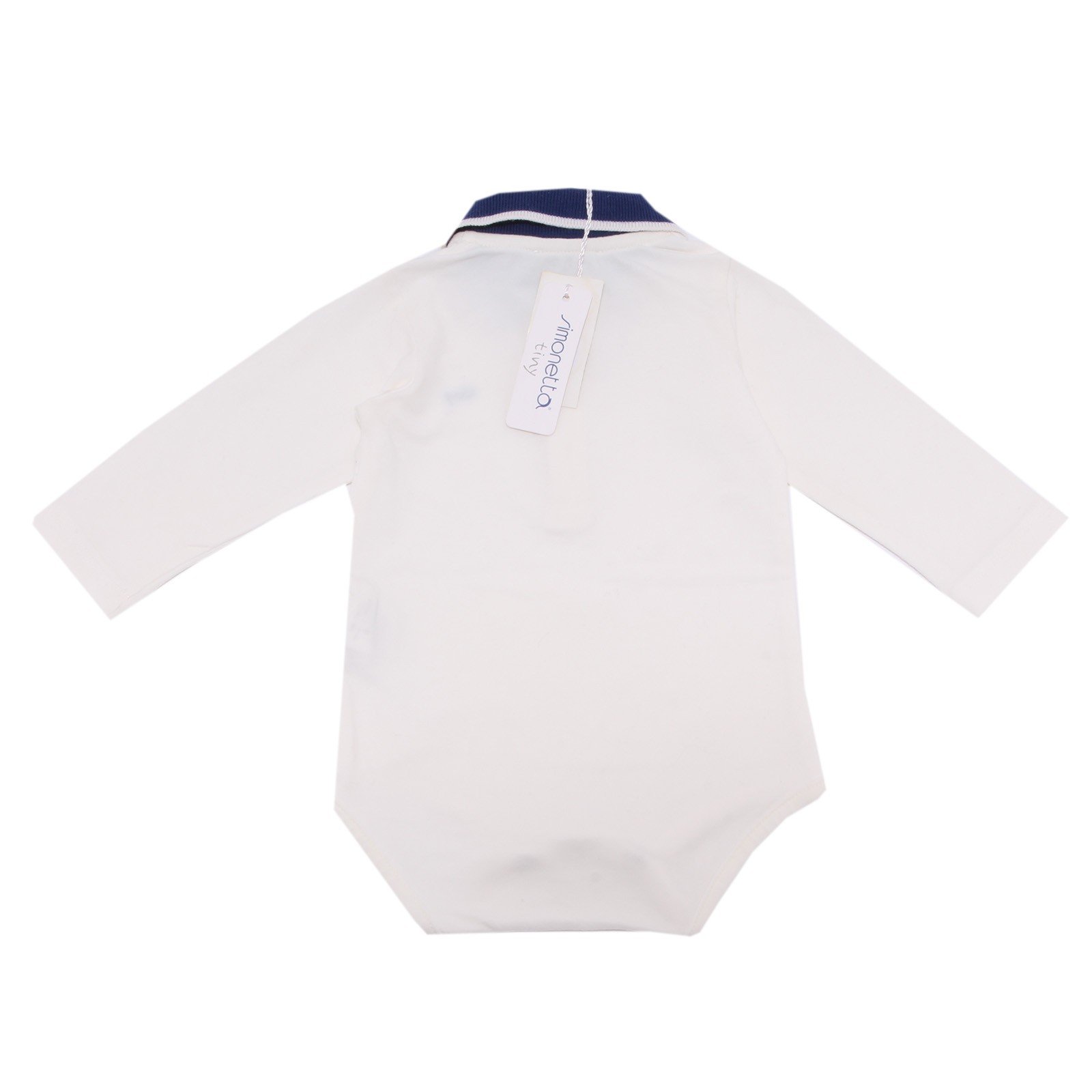 Simonetta 4516S body bimbo TINY polo manica lunga maglia t-shirt body kid