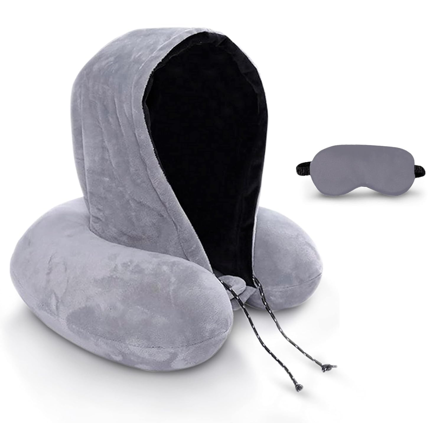 Swiner Premium Neck Pillow with Eye Mask Combo Multipurpose for Neck
