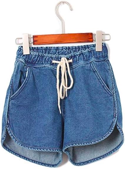 Amazon デニムショートパンツレディース デニムショートパンツレディース大きいサイズ キュロット キュロットパンツ ダークブルー S ショートパンツ 通販