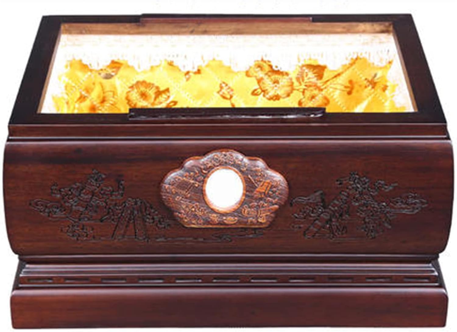 九谷焼 布袋様 置物 特大型 木製丸型台座付き 九谷焼 布袋様 置物 縁起物