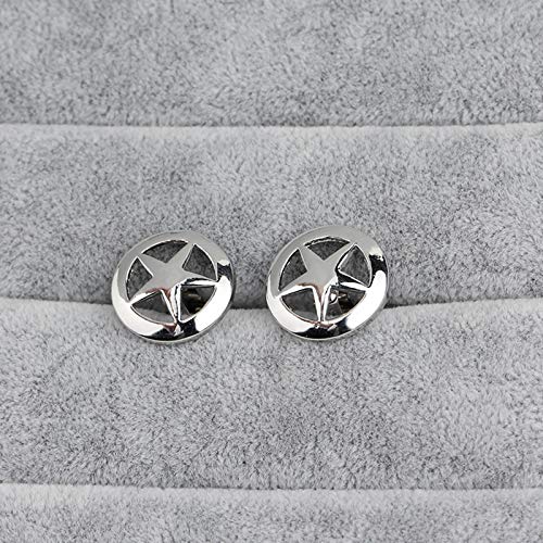 Mancuernillas Daesar para Hombre Pentagrama Plata miniatura 5
