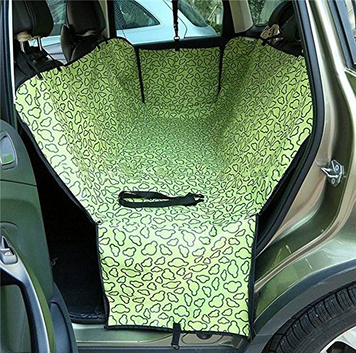 HAOCOO Pet Seat Cover Waterproof and Washable for Cars, SUV, Vans & Trucks (Green)