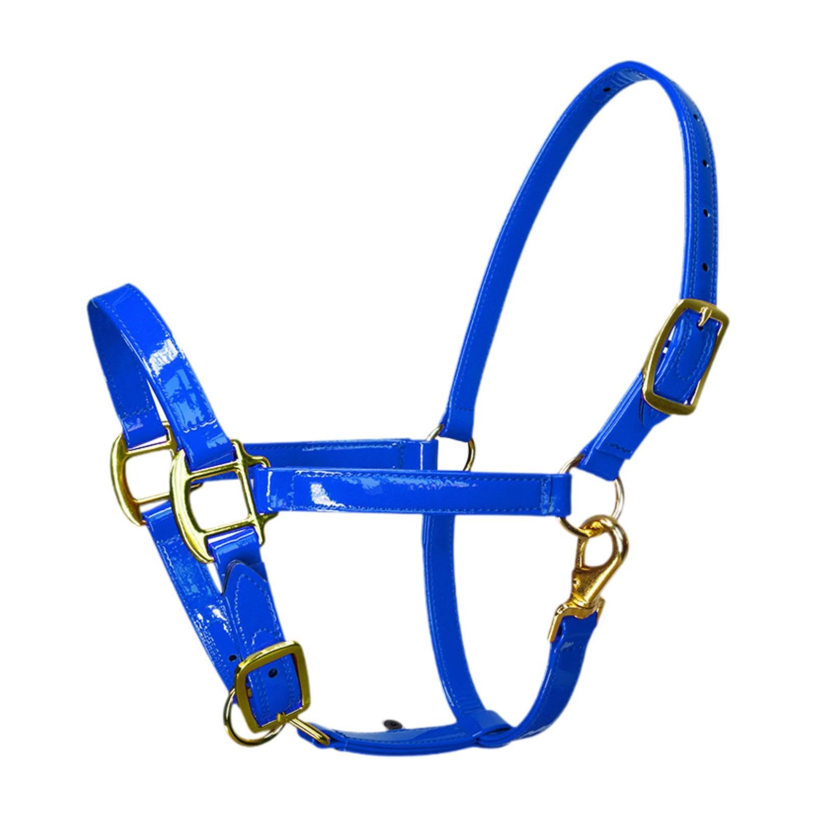 Cabezada de Entrenamiento para Caballos de Cuero de Microfibra con Cuerda, con Cierre de Mentón Y Garganta (para Pastos, Granjas E Hipódromos).