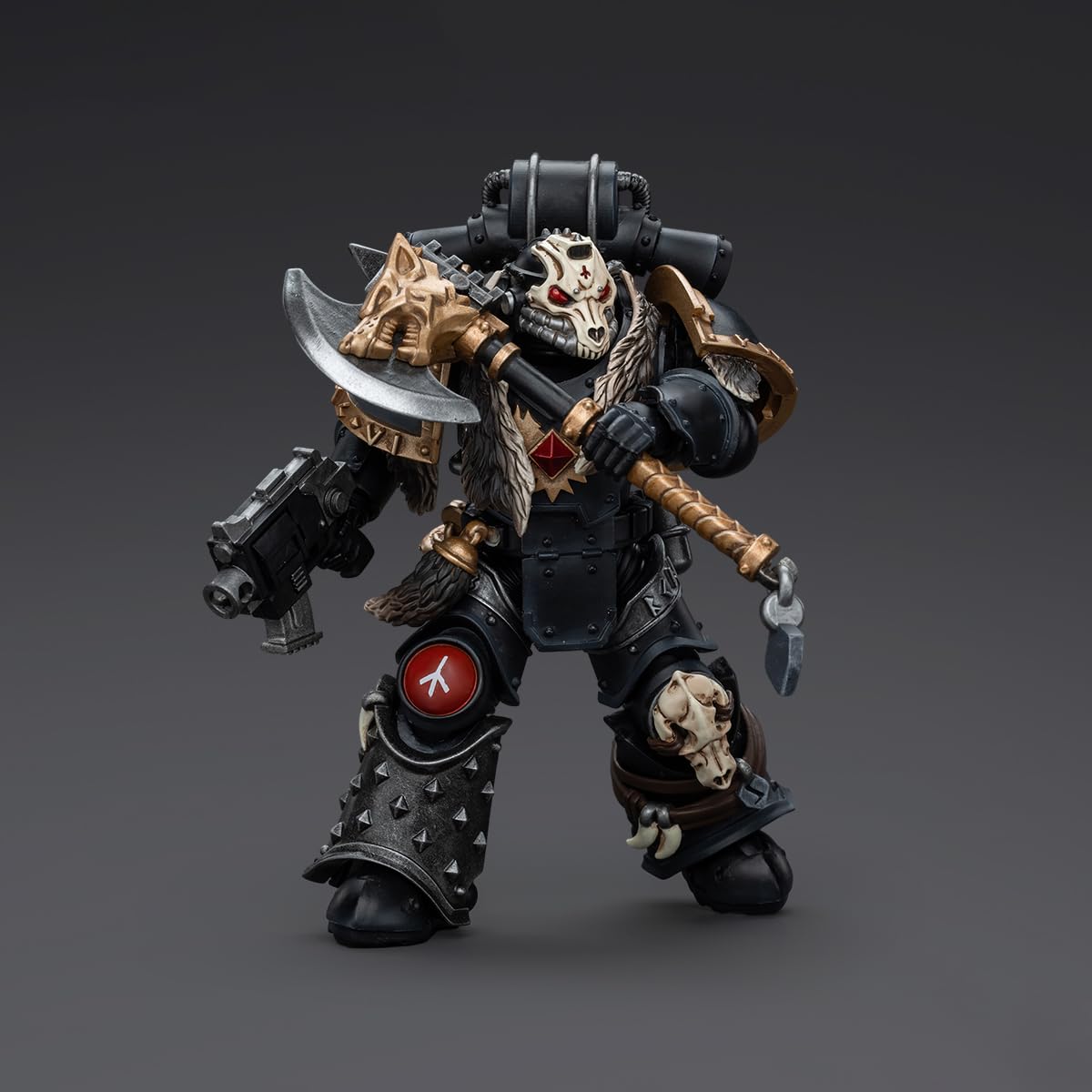JOYTOY Warhammer 40K 1/18 Action Figure Space Wolves Deathsworn Pack Deathsworn 3 Modello da collezione