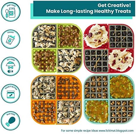 Miniatura 6 de LickiMat Slomo, comederos lentos para perros, reductor de ansiedad y aburrimiento perfecto para alimentos, golosinas, yogur o mantequilla de maní.