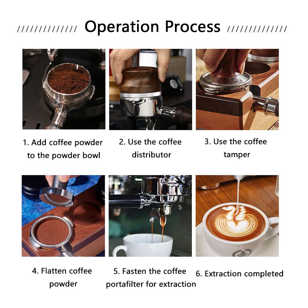 Portafiltro da caffè senza fondo da 54 mm, filtro per caffè riutilizzabile a doppio beccuccio, manico a tre orecchie, per macchina da caffè 870 880 (tipo B)