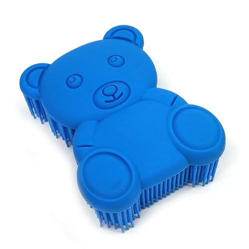Miniatura 86 de Cepillo sensorial prémium para niños o autismo, exfoliante corporal de silicona suave, cepillos 2 en 1 para terapia ocupacional, esponja